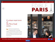 Tablet Screenshot of edible-paris.com